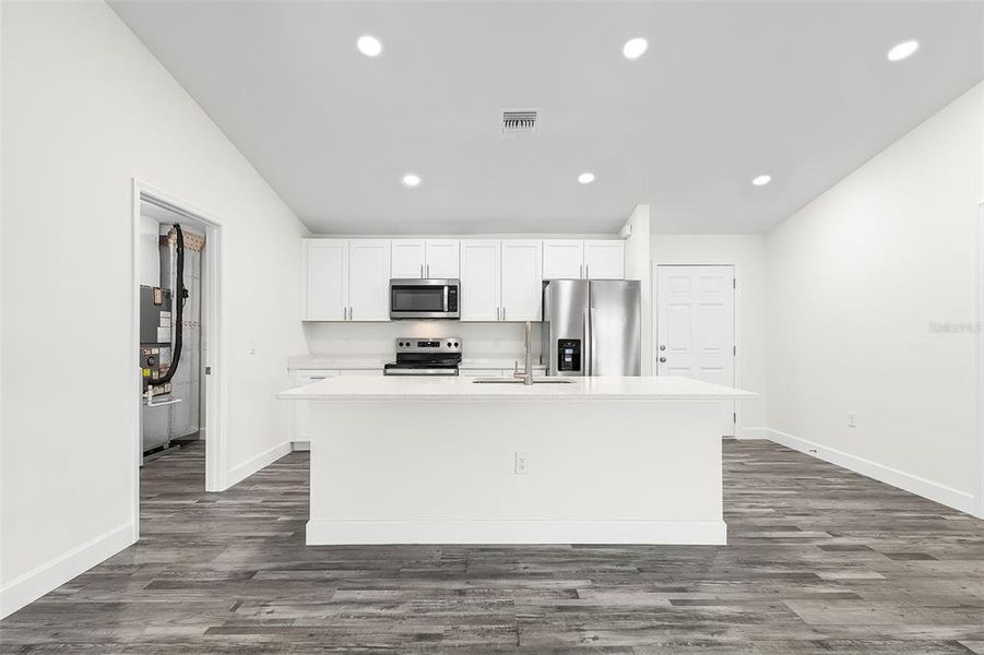 Furnished interior view inside a new home in , Cape Coral (Image 7). Furnished interior view inside a new home in , Cape Coral (Image 7).