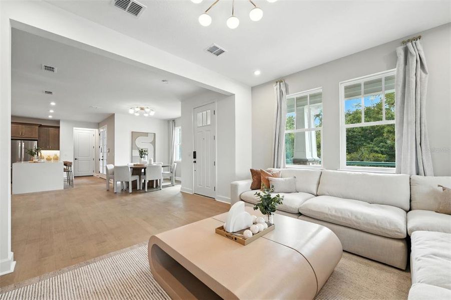 Furnished interior view inside a new home in Celebration, Celebration (Image 7).