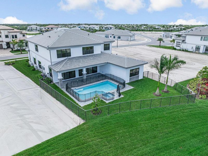 Furnished interior view inside a new home in Apex at Avenir, Palm Beach Gardens (Image 6). Furnished interior view inside a new home in Apex at Avenir, Palm Beach Gardens (Image 6).