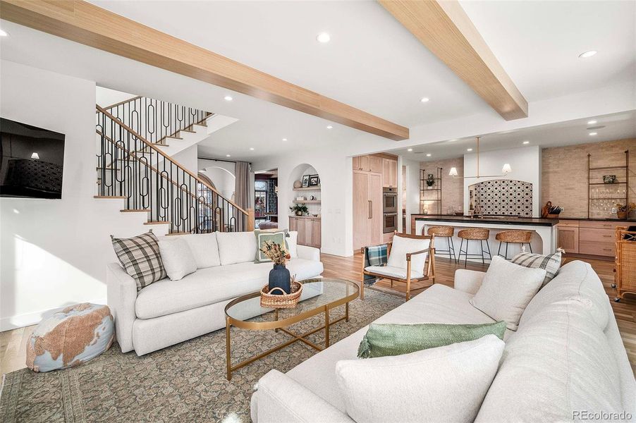 Furnished interior view inside a new home in , Denver (Image 36). Furnished interior view inside a new home in , Denver (Image 36).