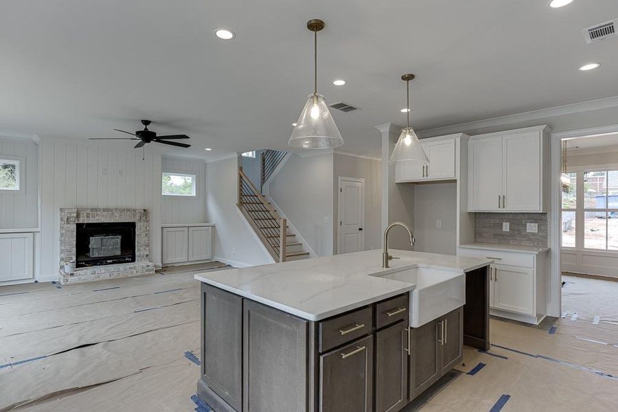 In-progress construction of a new home in , Buford, GA (Image 20).