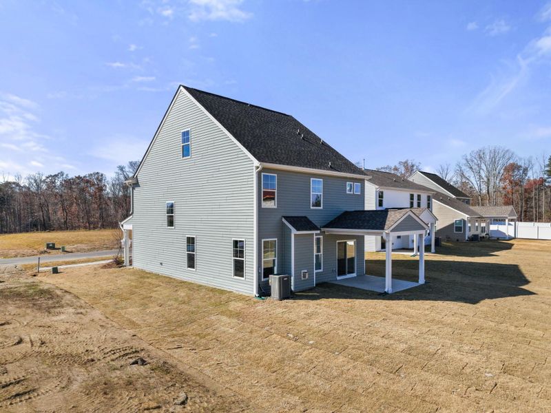 Exterior details and patio area of a home in Monterra, Kernersville (Image 23). Exterior details and patio area of a home in Monterra, Kernersville (Image 23).