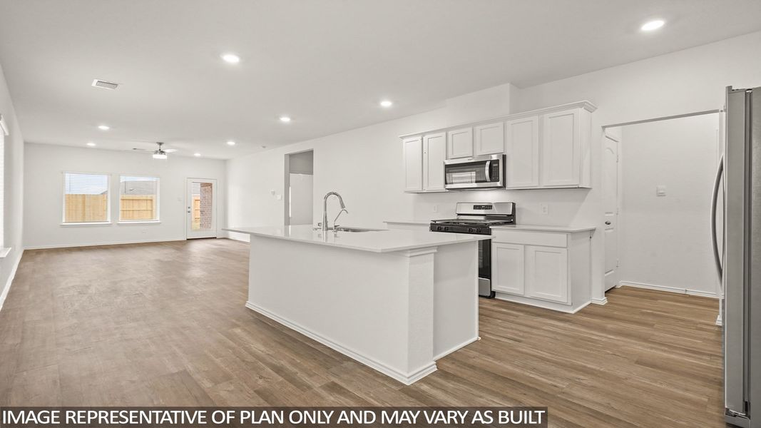 Furnished interior view inside a new home in Cypress Green, Tomball (Image 12).
