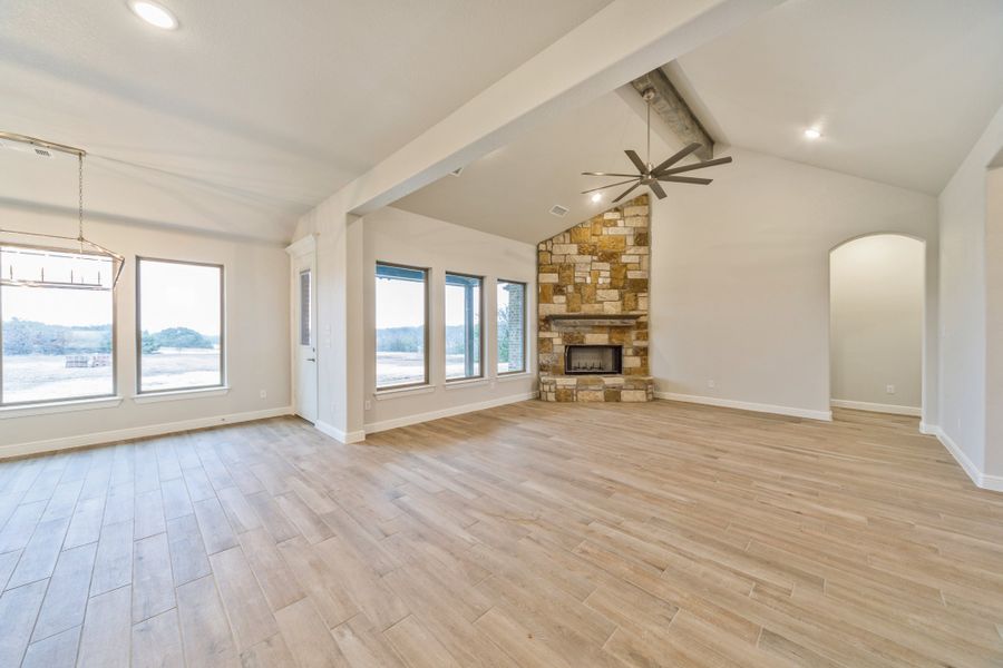 Representative unfurnished interior of a home built from the The Hudson by Doug Parr Custom Homes in Monarch Manor, Poolville (Image 14).