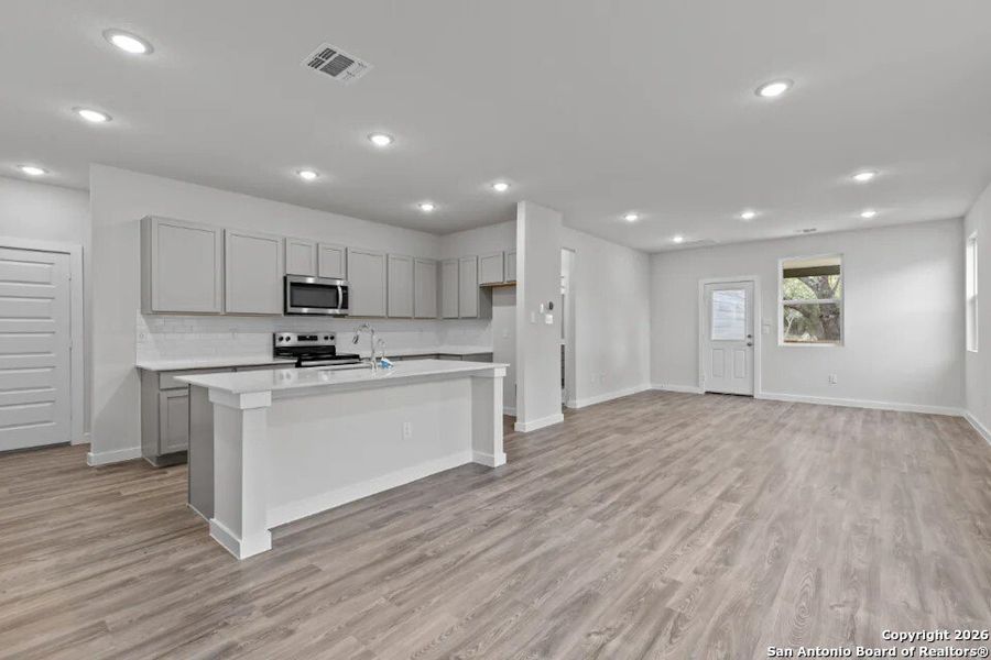 Furnished interior view inside a new home in Millican Grove, San Antonio (Image 6).