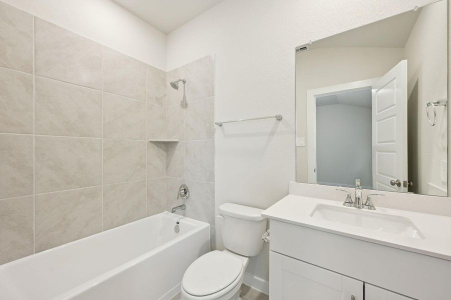 Photo is not of the actual home but is an inspirational photo of builder’s model home and may depict options, furnishings, and/or decorator features that are not included.