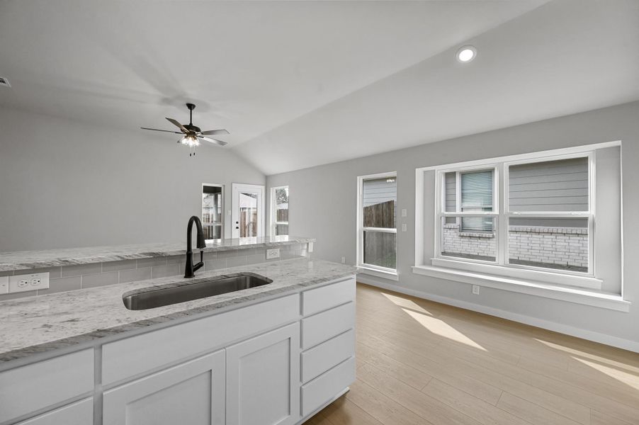 Representative furnished interior of a home built from the Hanover by Cheldan Homes in Craftsmen's Corner, Cleburne (Image 14).