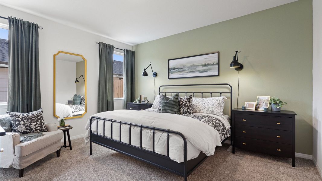 Furnished interior view inside a new home in Avery Centre, Round Rock (Image 19).