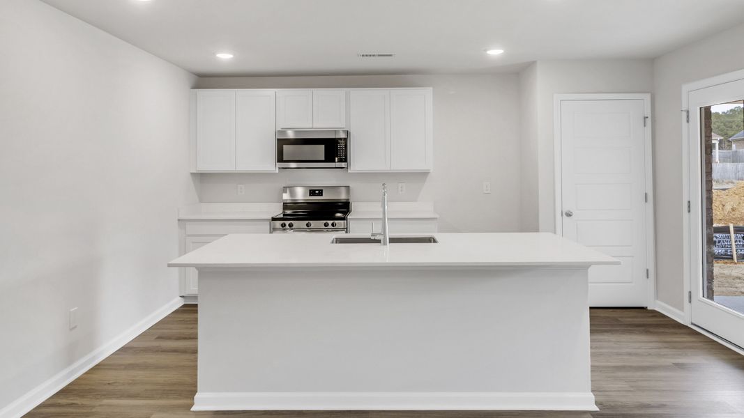 Furnished interior view inside a new home in Bailey Park, Fayetteville (Image 5). Furnished interior view inside a new home in Bailey Park, Fayetteville (Image 5).