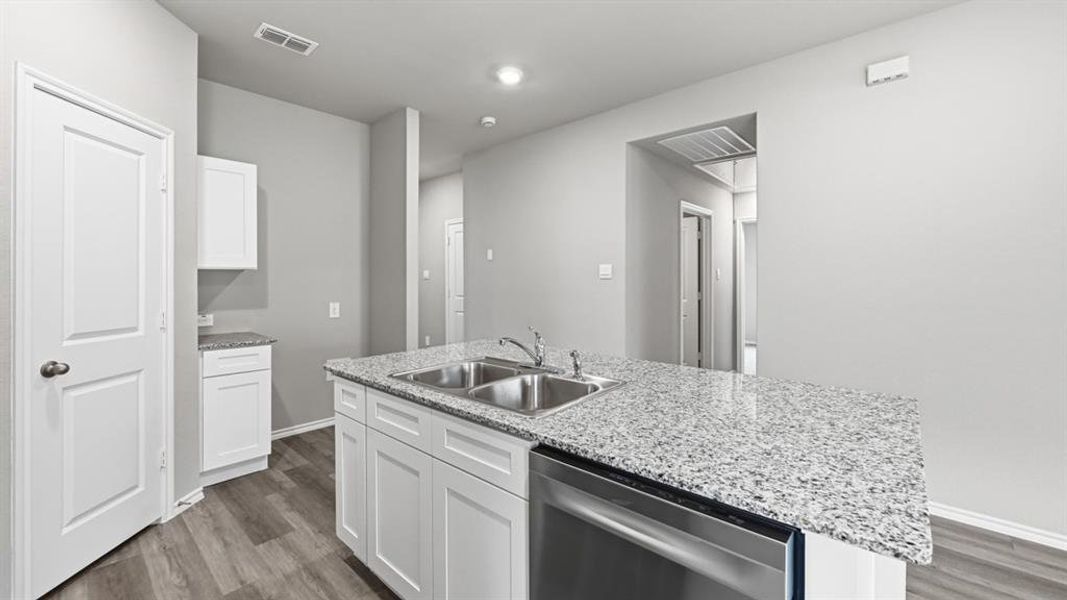 Furnished interior view inside a new home in Hickory Grove, Krum (Image 8).