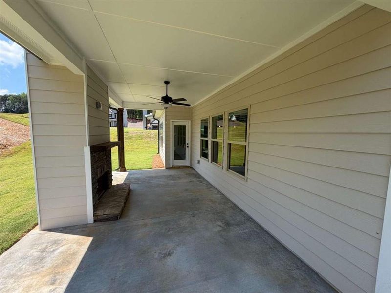 Exterior details and patio area of a home in , Lula (Image 24). Exterior details and patio area of a home in , Lula (Image 24).