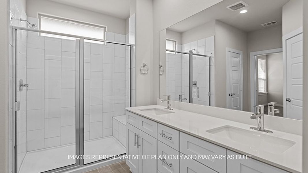 Furnished interior view inside a new home in Westmont, Lubbock (Image 6).
