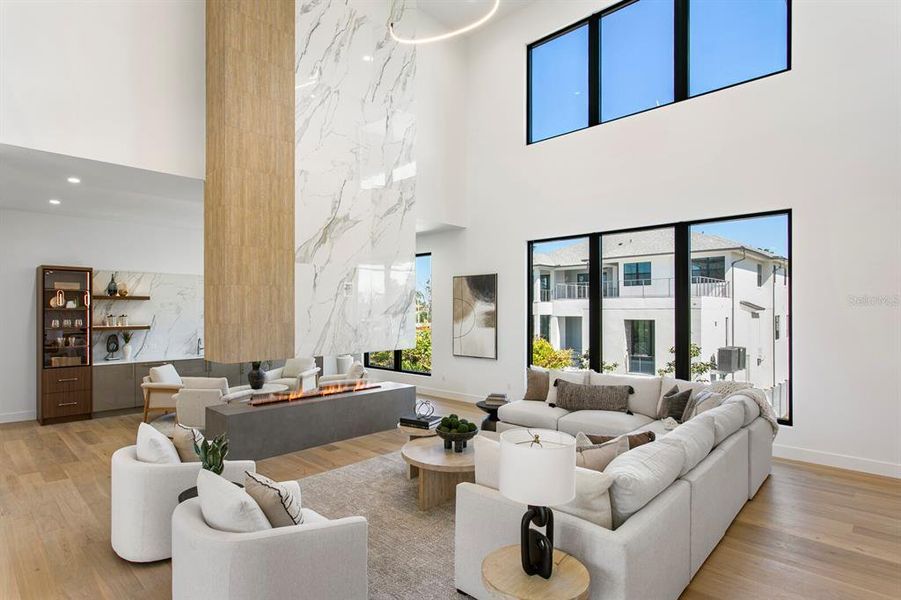 Furnished interior view inside a new home in , Tampa (Image 50).