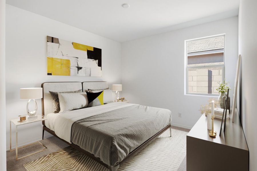 Furnished interior view inside a new home in Marbella at Windrose, Waddell (Image 11).
