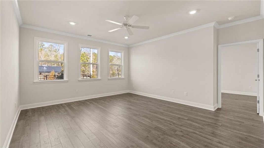 Spacious, unfurnished interior of a new home in Oak Ridge Meadows - Active Adult, Locust Grove (Image 22). Spacious, unfurnished interior of a new home in Oak Ridge Meadows - Active Adult, Locust Grove (Image 22).