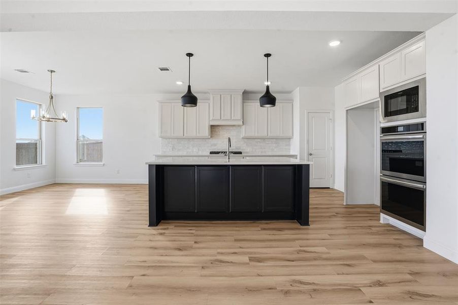 Furnished interior view inside a new home in Wildcat Ridge, Godley (Image 7). Furnished interior view inside a new home in Wildcat Ridge, Godley (Image 7).
