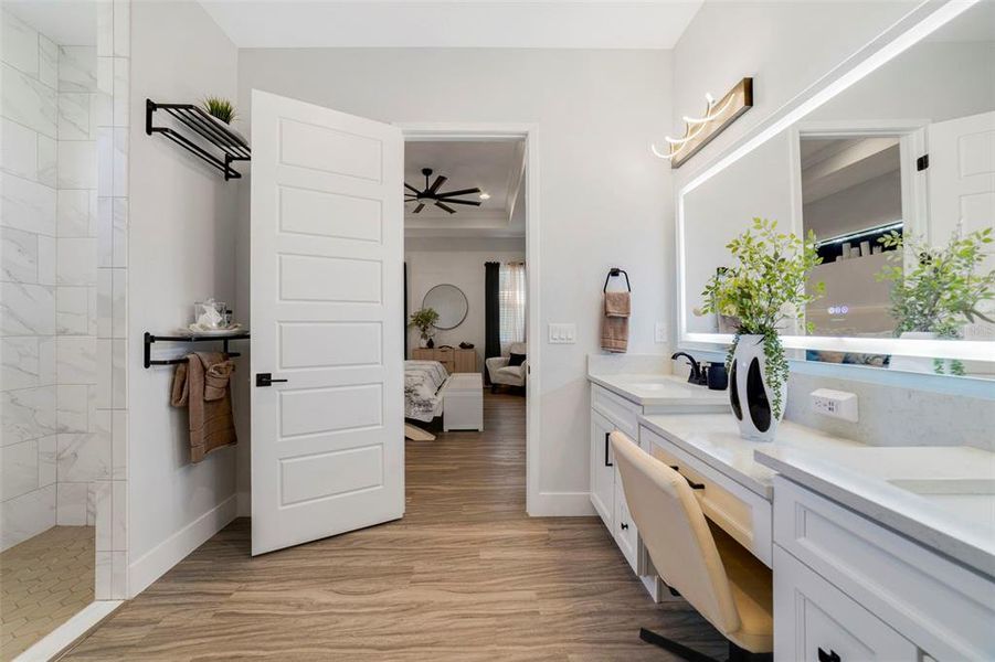 Furnished interior view inside a new home in , Auburndale (Image 10). Furnished interior view inside a new home in , Auburndale (Image 10).