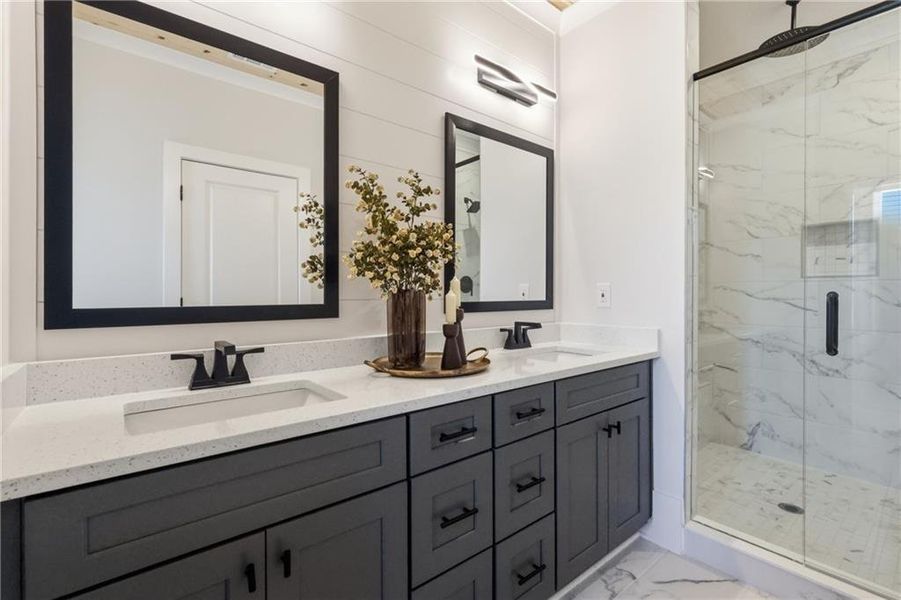 Furnished interior view inside a new home in , Braselton (Image 9).