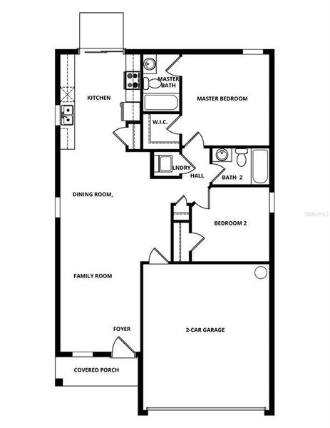2D floor plan layout of this home in Tula Parc, Astatula, FL (Image 5). 2D floor plan layout of this home in Tula Parc, Astatula, FL (Image 5).