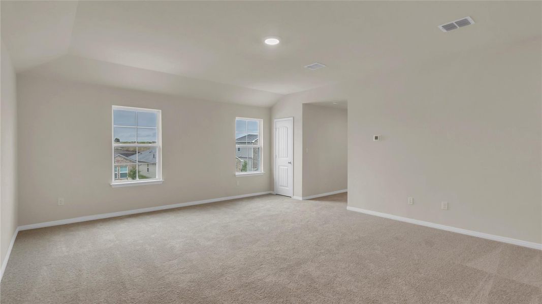 Spacious, unfurnished interior of a new home in Carillon, Manor (Image 24). Spacious, unfurnished interior of a new home in Carillon, Manor (Image 24).