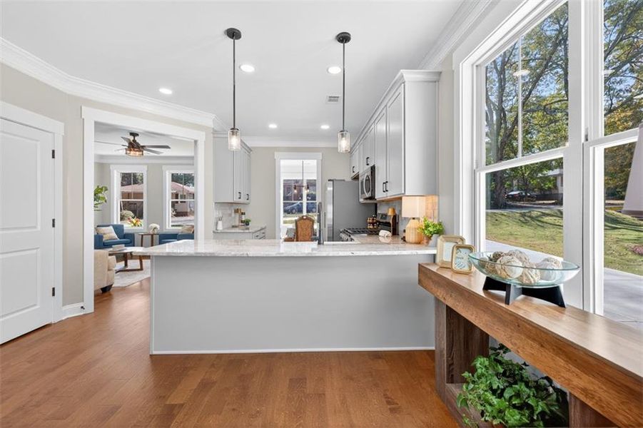 Furnished interior view inside a new home in , Covington (Image 14).