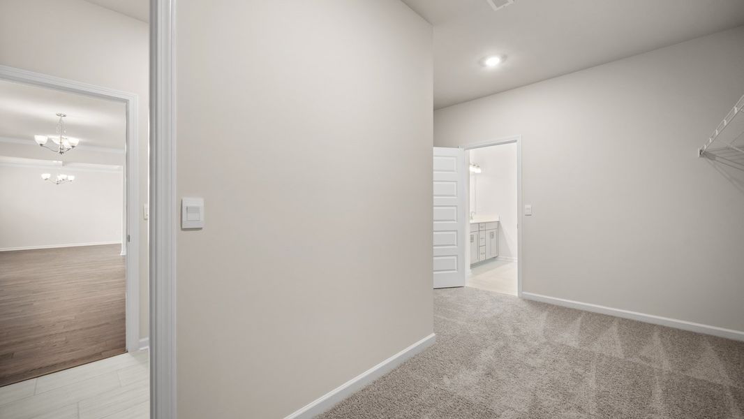 Spacious, unfurnished interior of a new home in The Gates at Pates Creek, Hampton (Image 23). Spacious, unfurnished interior of a new home in The Gates at Pates Creek, Hampton (Image 23).