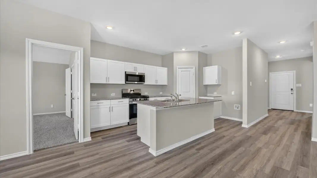 Furnished interior view inside a new home in Rosewood at Beltmill, Fort Worth (Image 7).