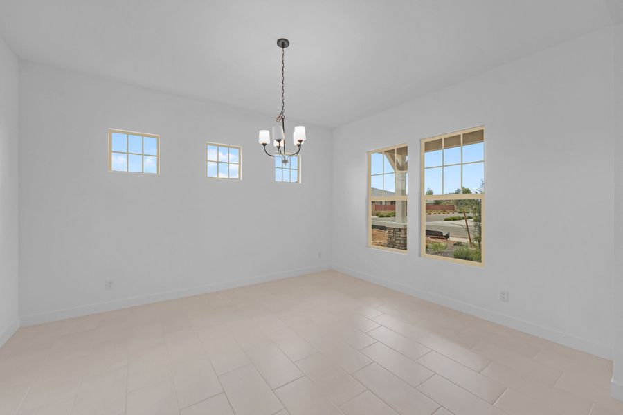 Spacious, unfurnished interior of a new home in Ellsworth Ranch Voyage Collection, Queen Creek (Image 14).