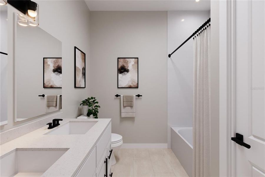 Furnished interior view inside a new home in Lake Mattie Preserve Estates, Auburndale (Image 6).