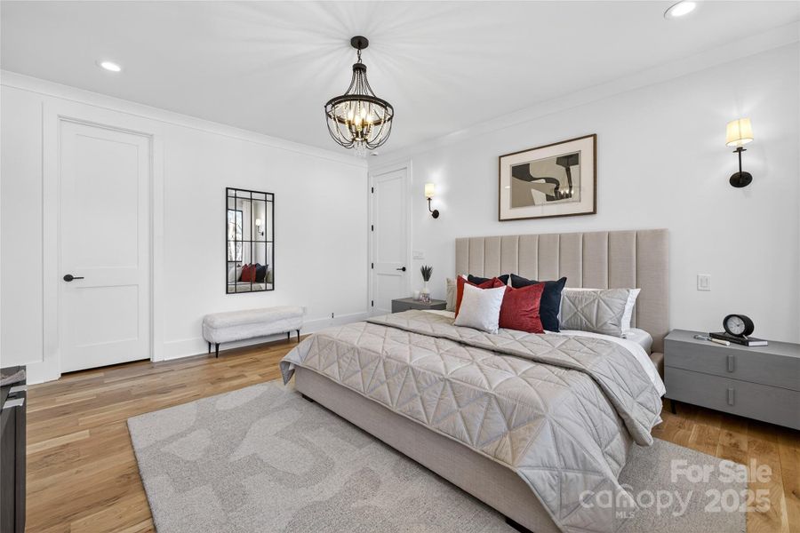 Furnished interior view inside a new home in , Charlotte (Image 31).