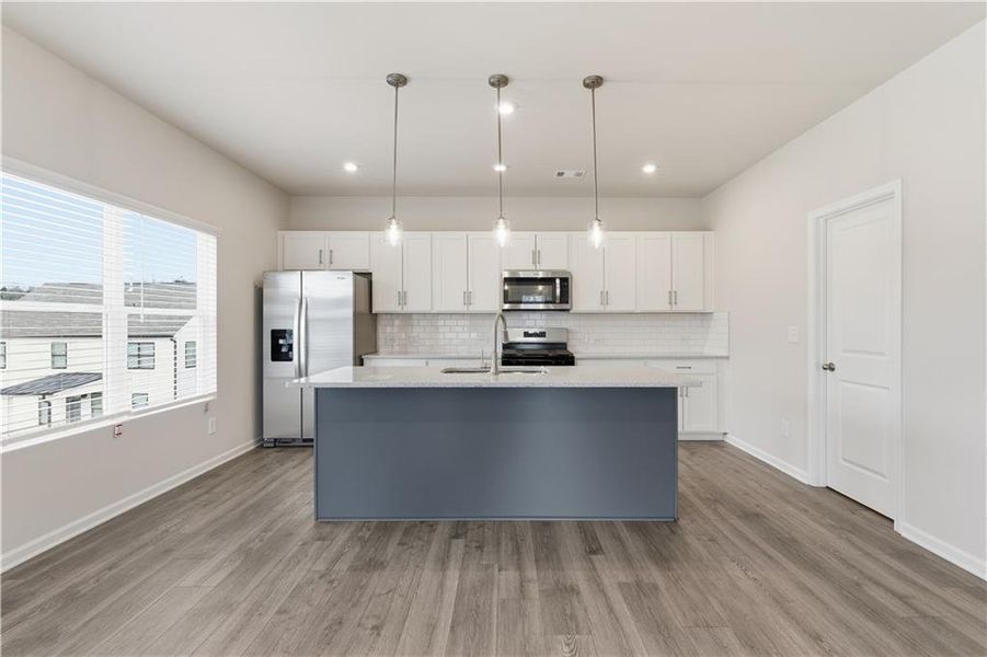 Furnished interior view inside a new home in The Reserve at Chapel Hill Phase II, Douglasville (Image 7).