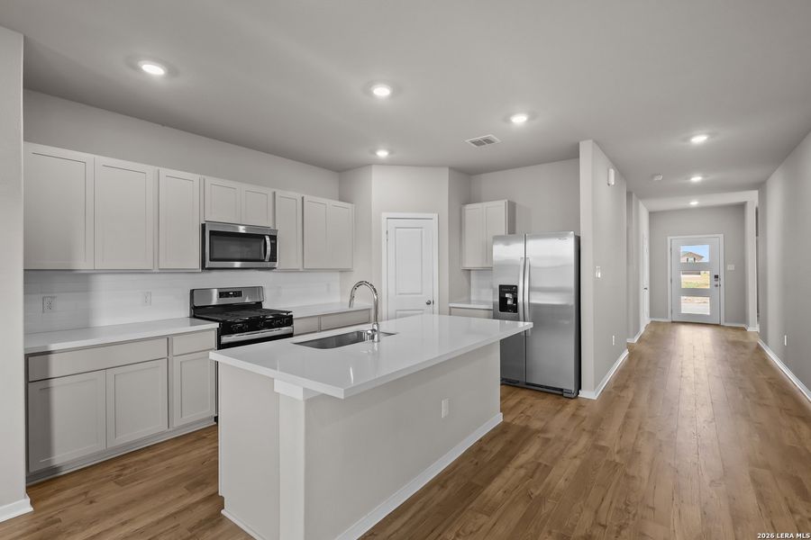 Furnished interior view inside a new home in Garden Grove, San Antonio (Image 12). Furnished interior view inside a new home in Garden Grove, San Antonio (Image 12).