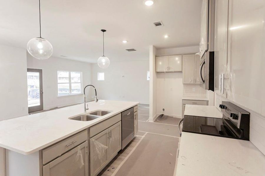Furnished interior view inside a new home in , Buford (Image 10).