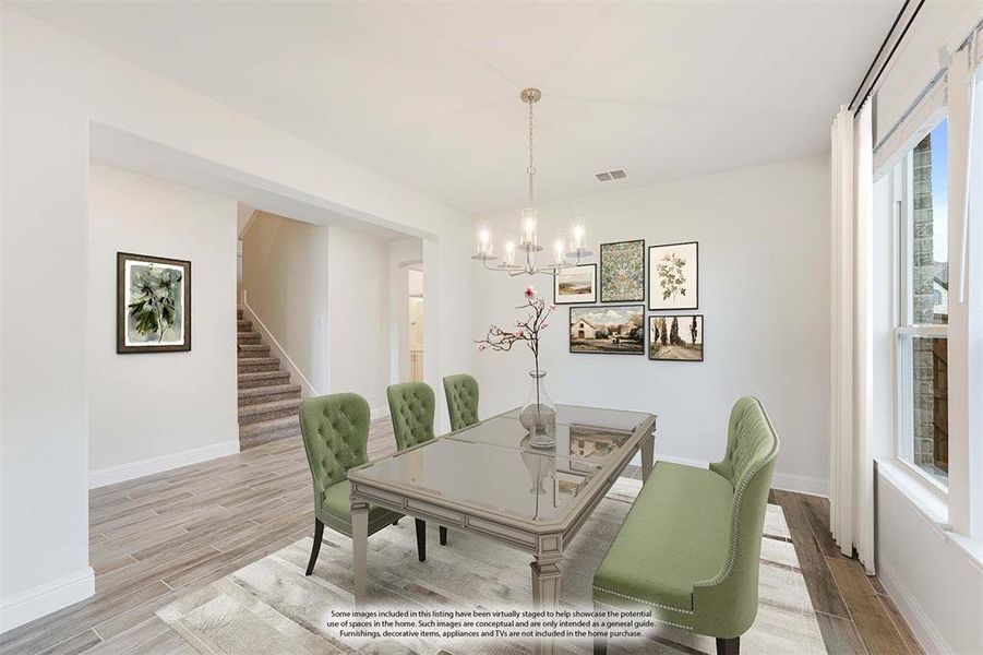 Furnished interior view inside a new home in Sonoma Verde, McLendon-Chisholm (Image 12).