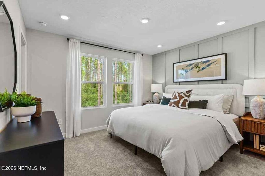 Furnished interior view inside a new home in , Jacksonville (Image 13).