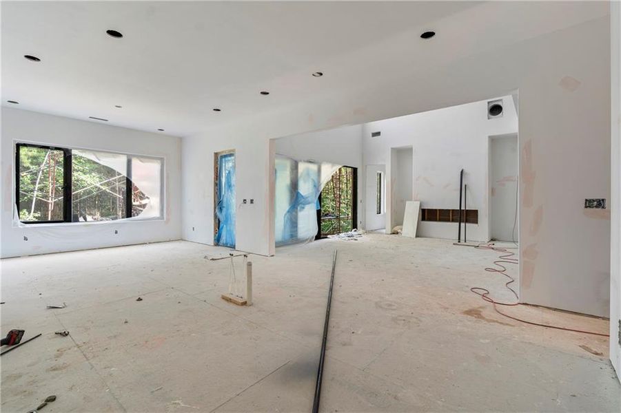 In-progress construction of a new home in , Fairburn, GA (Image 45).