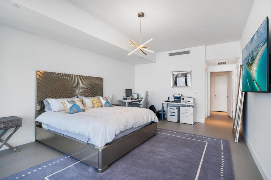 Furnished interior view inside a new home in , Miami Beach (Image 11).