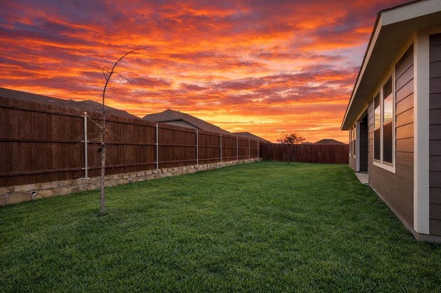 Exterior details and patio area of a home in , Pilot Point (Image 3).