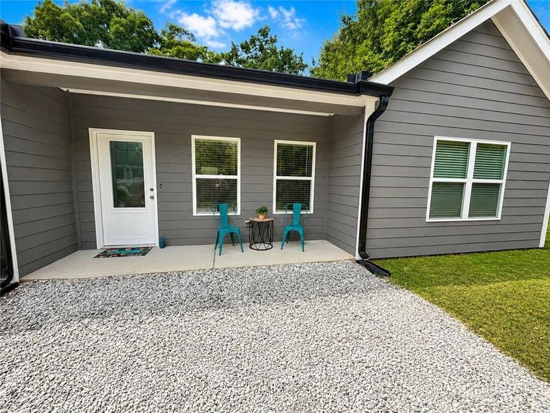 Exterior details and patio area of a home in , Gainesville (Image 3).