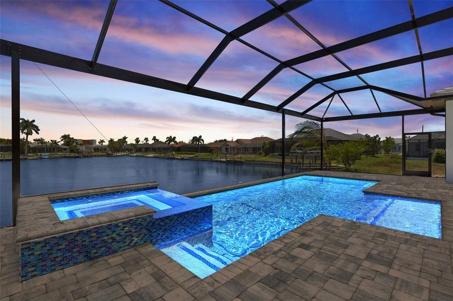 Exterior details and patio area of a home in , Cape Coral (Image 32). Exterior details and patio area of a home in , Cape Coral (Image 32).