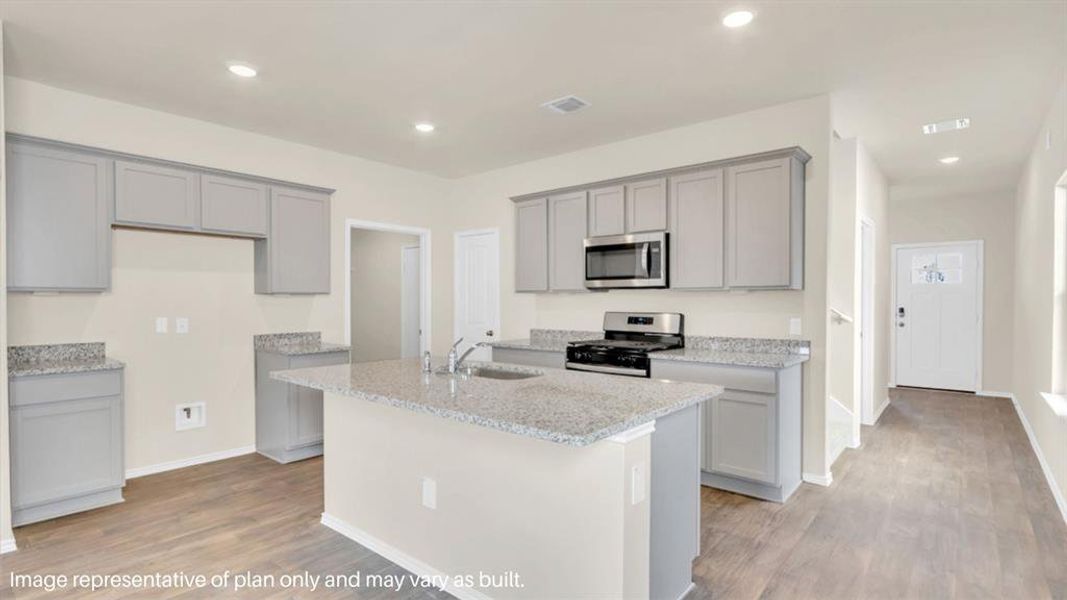 Furnished interior view inside a new home in California Meadows, Arlington (Image 7).