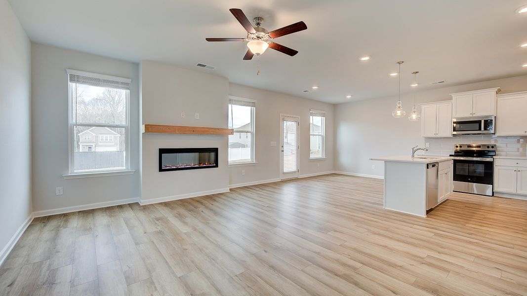 Representative furnished interior of a home built from the Reagan by DRB Homes in Westminster, Covington (Image 6).