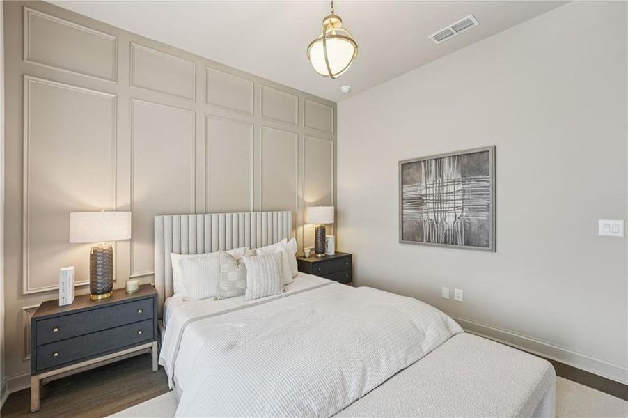 Furnished interior view inside a new home in Promenade at Sawnee Village, Cumming (Image 29).