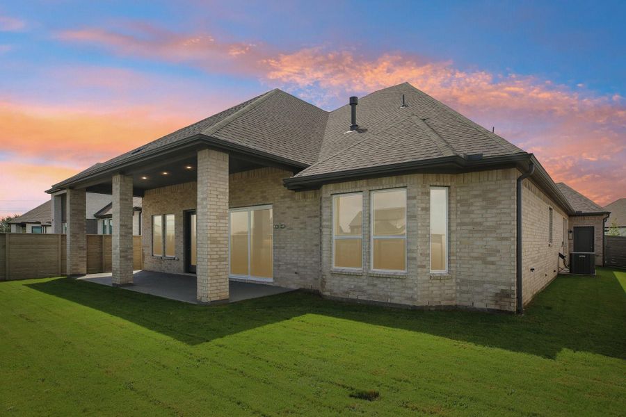 Exterior details and patio area of a home in Legacy, Friendswood (Image 3).