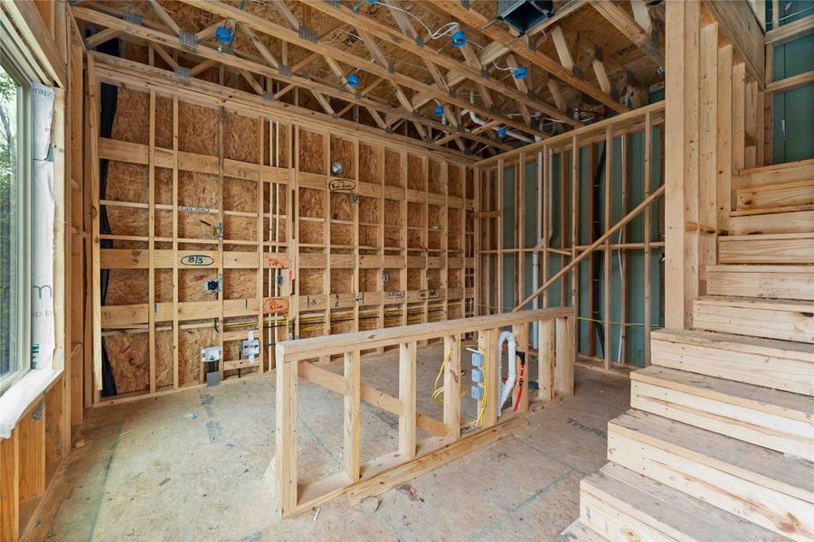 In-progress construction of a new home in , Houston, TX (Image 18).