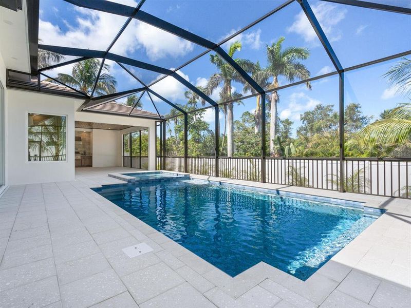 Exterior details and patio area of a home in , Sarasota (Image 38).
