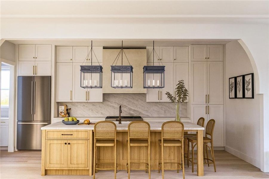 Furnished interior view inside a new home in Echo at Crabapple, Milton (Image 7).