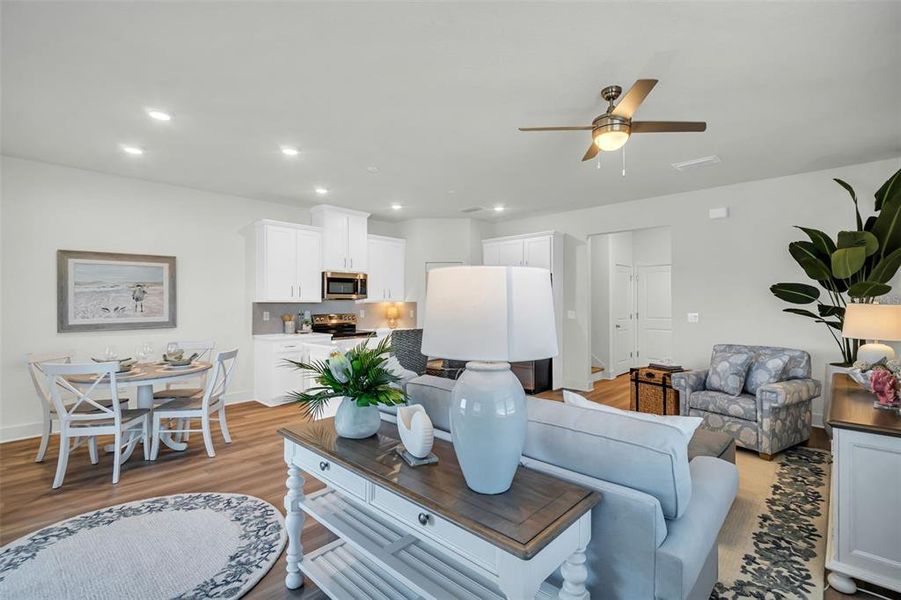 Furnished interior view inside a new home in Emerald Fields, Hudson (Image 31).