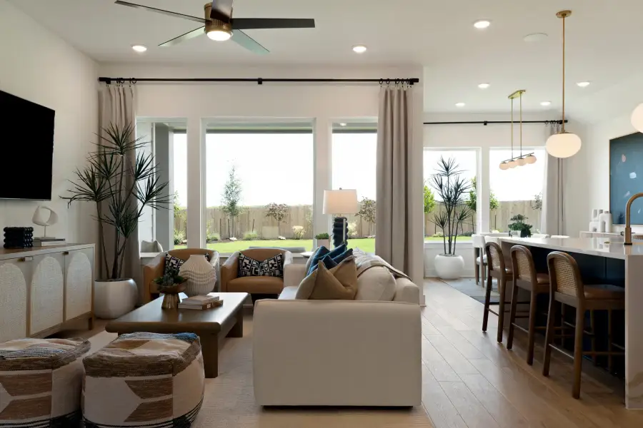 Furnished interior view inside a new home in Lagos Reserve, Manor (Image 18).