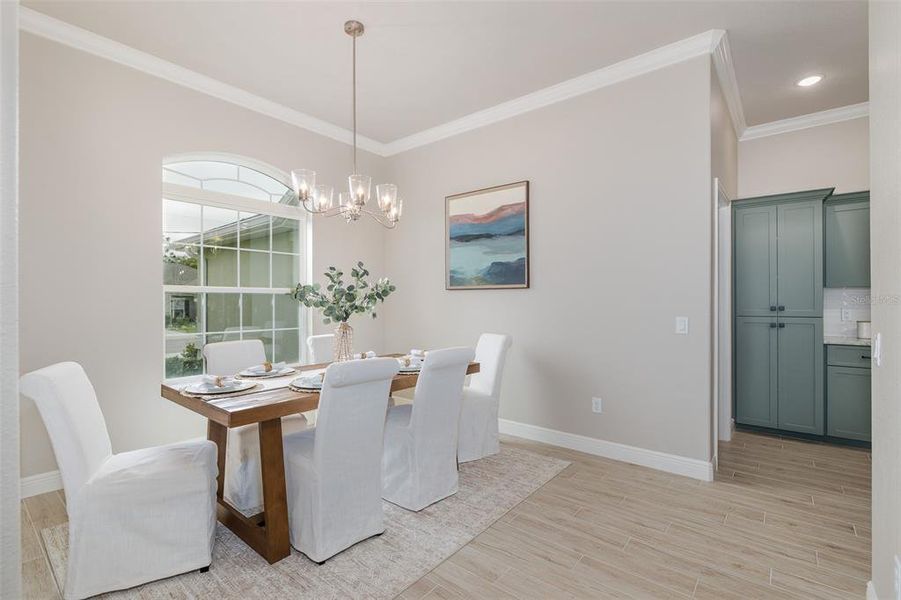 Furnished interior view inside a new home in , Homosassa (Image 6).
